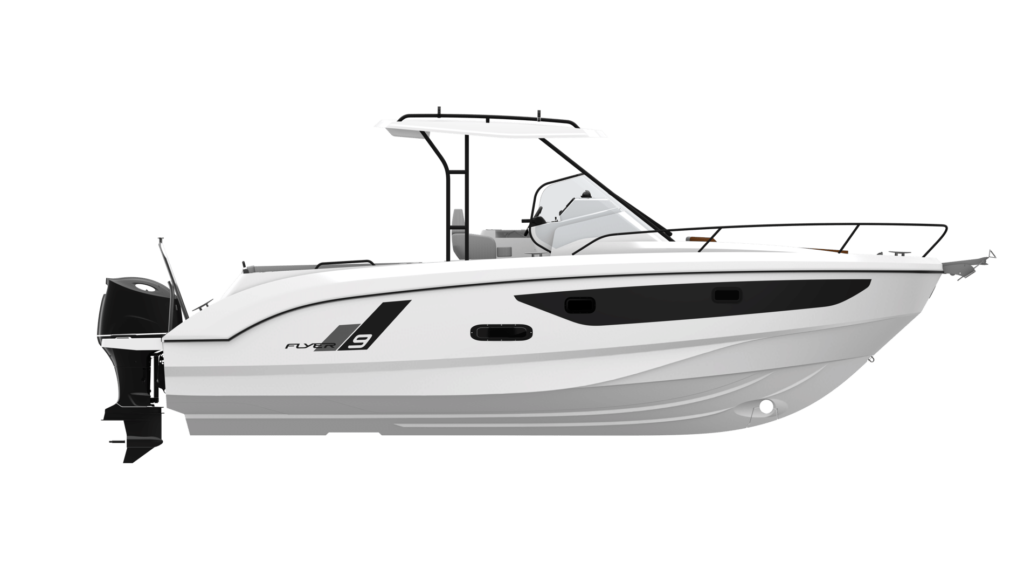 Beneteau Flyer 9 Sundeck von der Seite