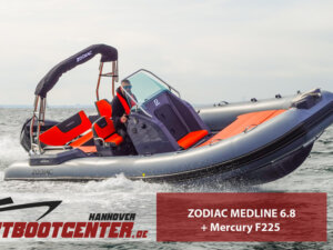 VERKAUFT!!! ZODIAC MEDLINE 6.8 NEO + MERCURY F225XL + TRAILER