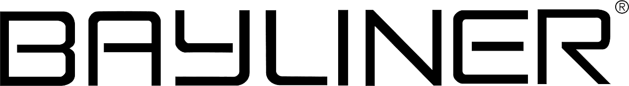 Logo der Marke Bayliner, bekannt für hochwertige Boote und Wassersportfahrzeuge.